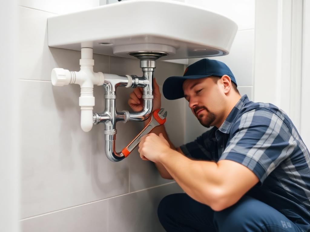 Residential plumbing work